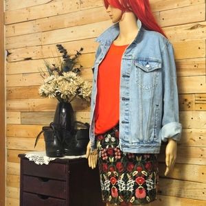 Levi's customized denim jacket